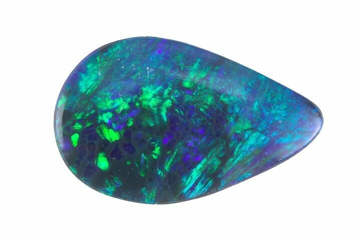 Colorful Polished Boulder Opal Specimen - Queensland, Australia #381696